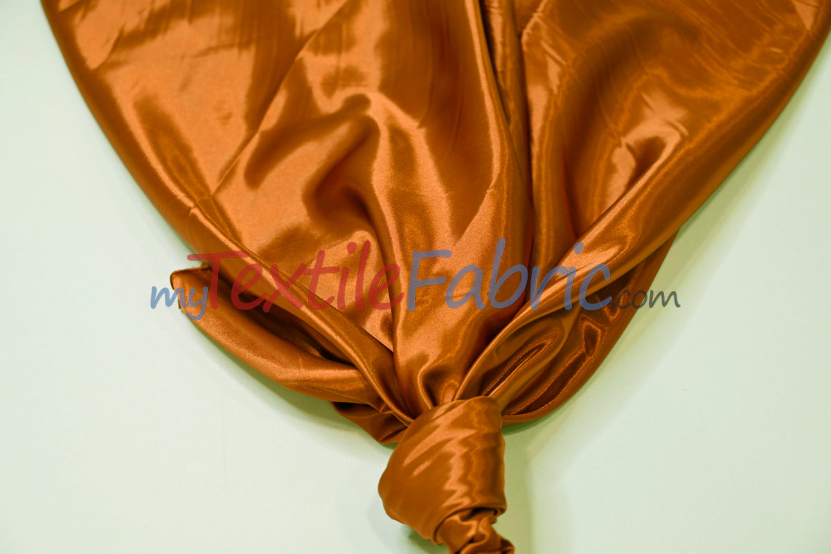 Stretch Charmeuse Satin Fabric - 96% Polyester 4% Spandex, Solid, 58/60" Width (Yards, Bolts, Sample Swatches)