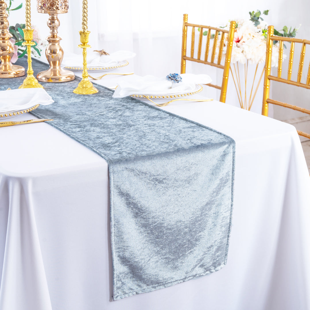 Ice Crushed Velvet Table Runner