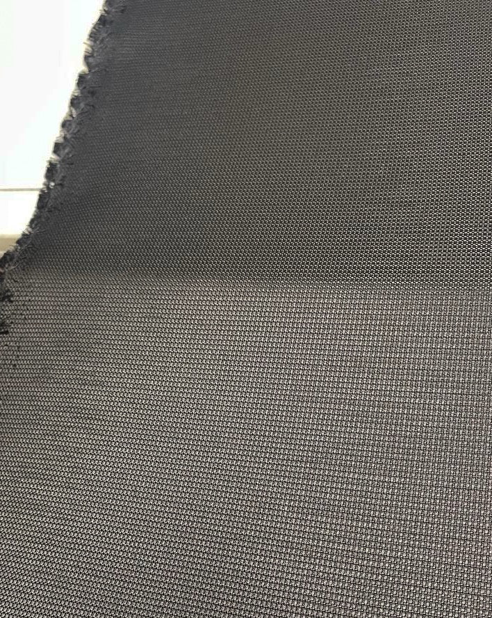 Wool Jacquard Fabric Black