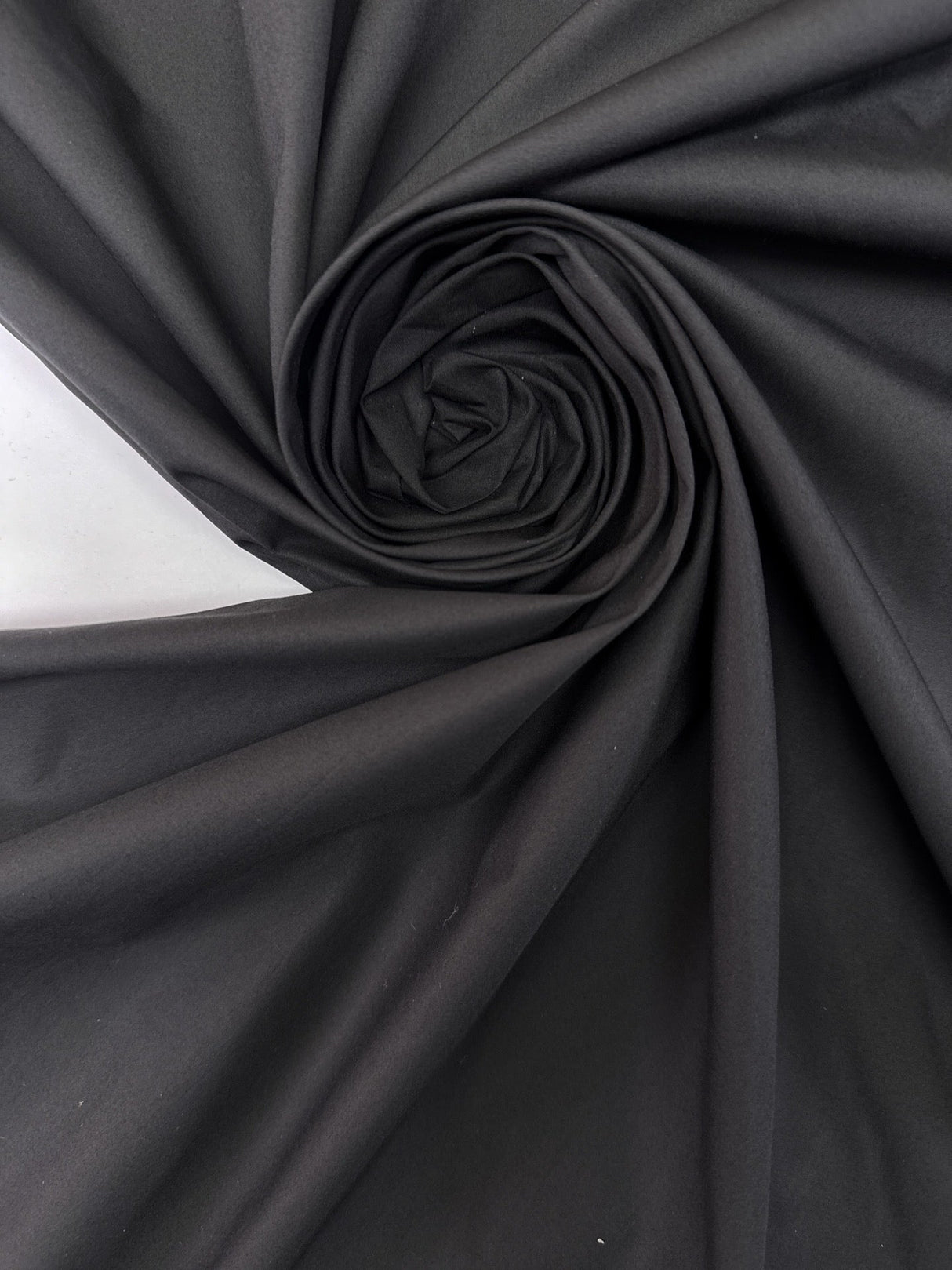 Cotton Plain Woven Black