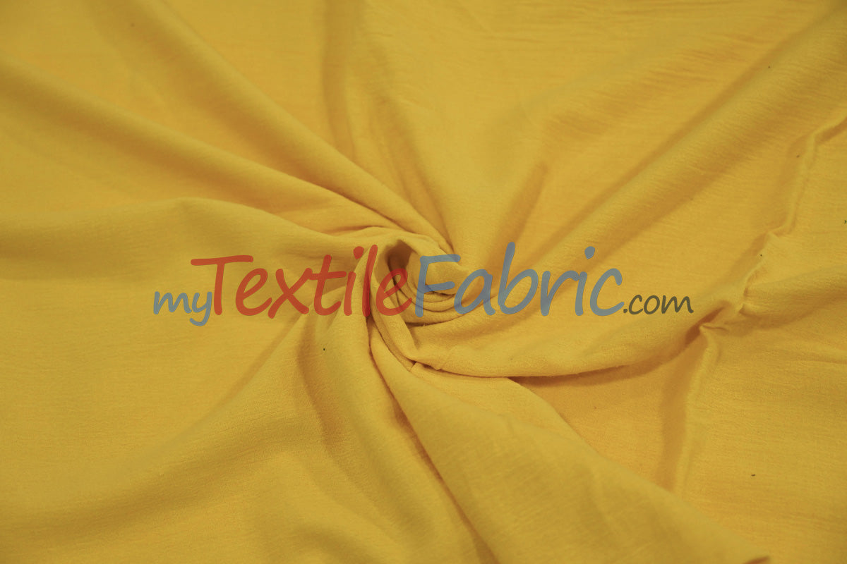 100 Percent Cotton Gauze Fabric - Soft Lightweight Muslin, 46/48" Width, Yards, Bolts, Sample Swatch (1 Yard)