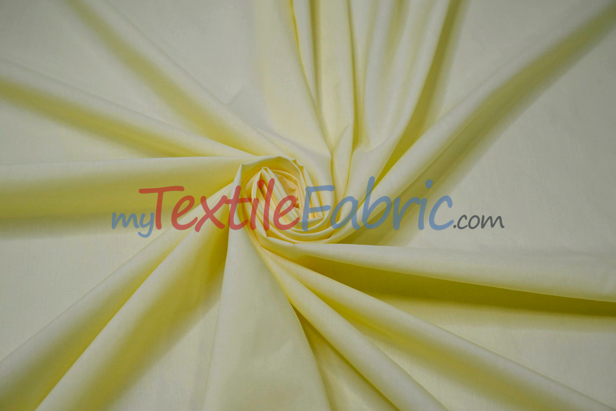 Polyester Cotton Broadcloth Fabric - Solid Colors, 58/60" Width (1 Yard)