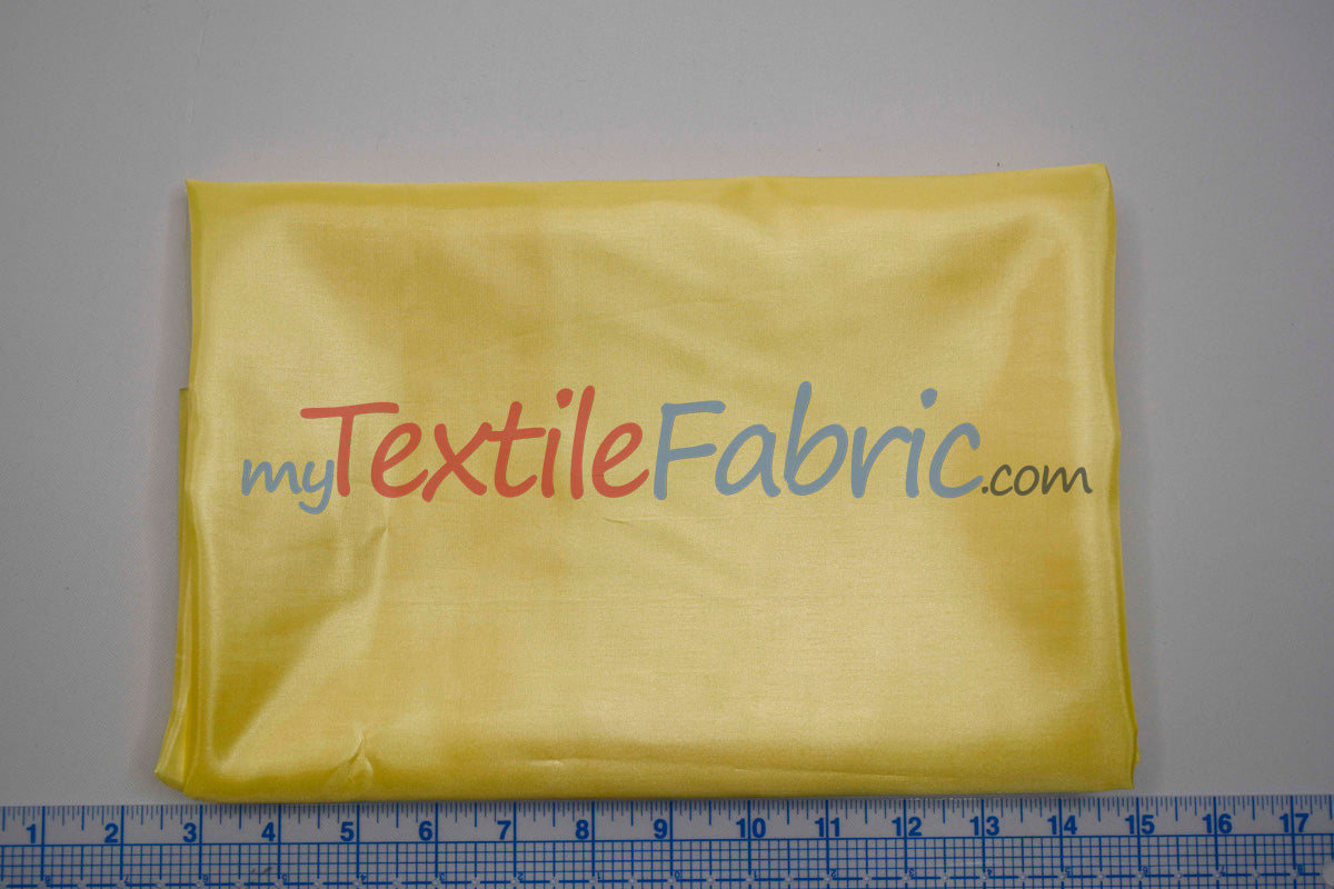 Polyester Silky Habotai Lining Polyester Fabric - Solid, 58" Wide (Sample Swatch)