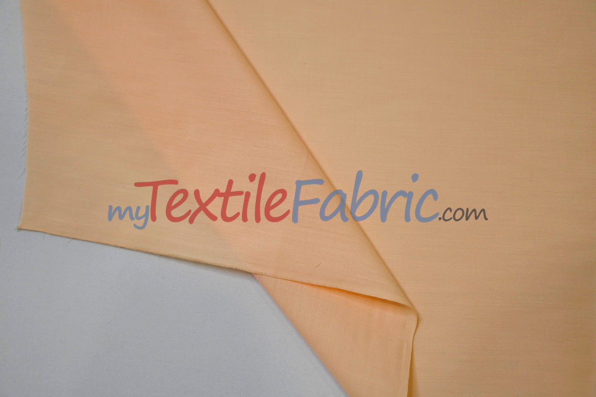 Polyester Cotton Broadcloth Fabric - Solid Colors, 58/60" Width (1 Yard)