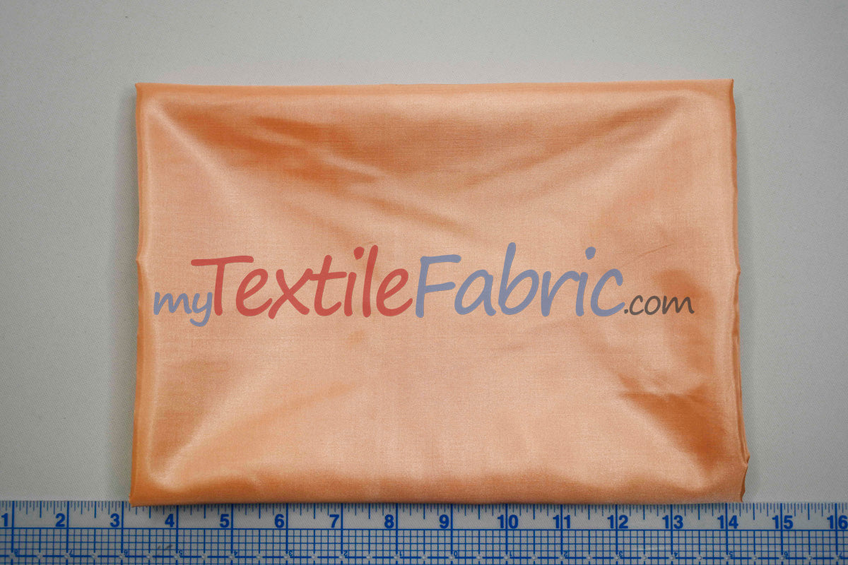 Polyester Silky Habotai Lining Polyester Fabric - Solid, 58" Wide (Sample Swatch)