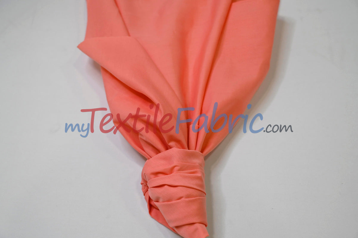 Polyester Cotton Broadcloth Fabric - Solid Colors, 58/60" Width (1 Yard)