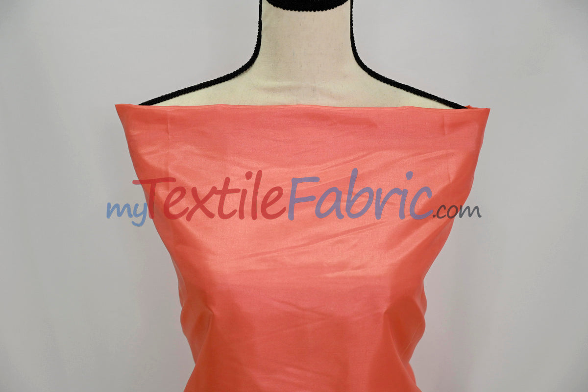 Polyester Silky Habotai Lining Polyester Fabric - Solid Multiple Colors, 58" Width (Continuous Yards)