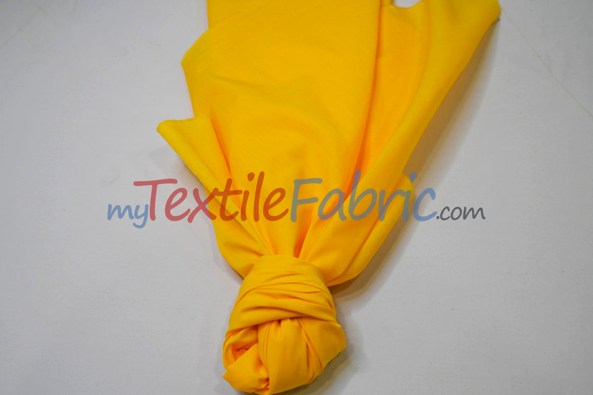 Polyester Cotton Broadcloth Fabric - Solid Colors, 58/60" Width (1 Yard)