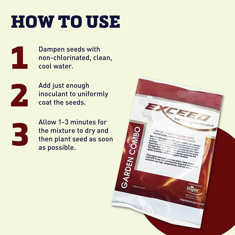 Exceed Pea and Bean Inoculant 1.5 oz.