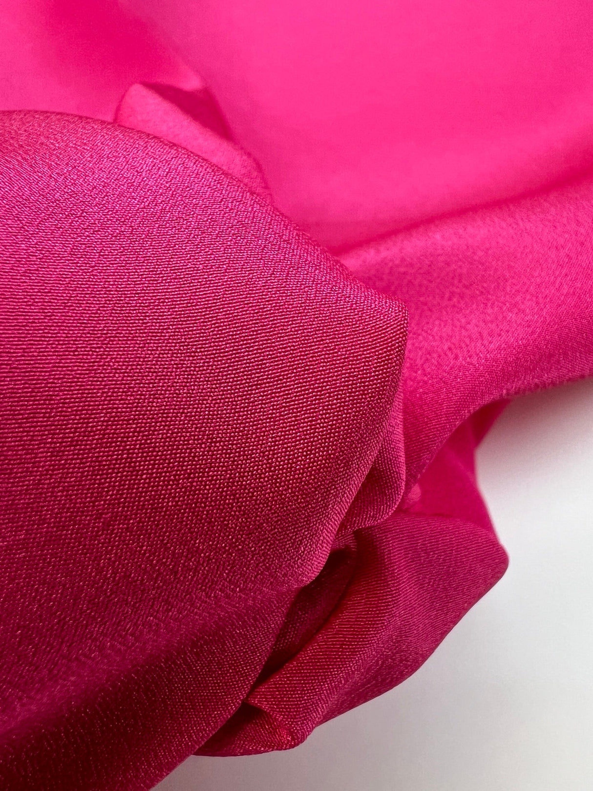 Pink Crepe Polyester Fabric