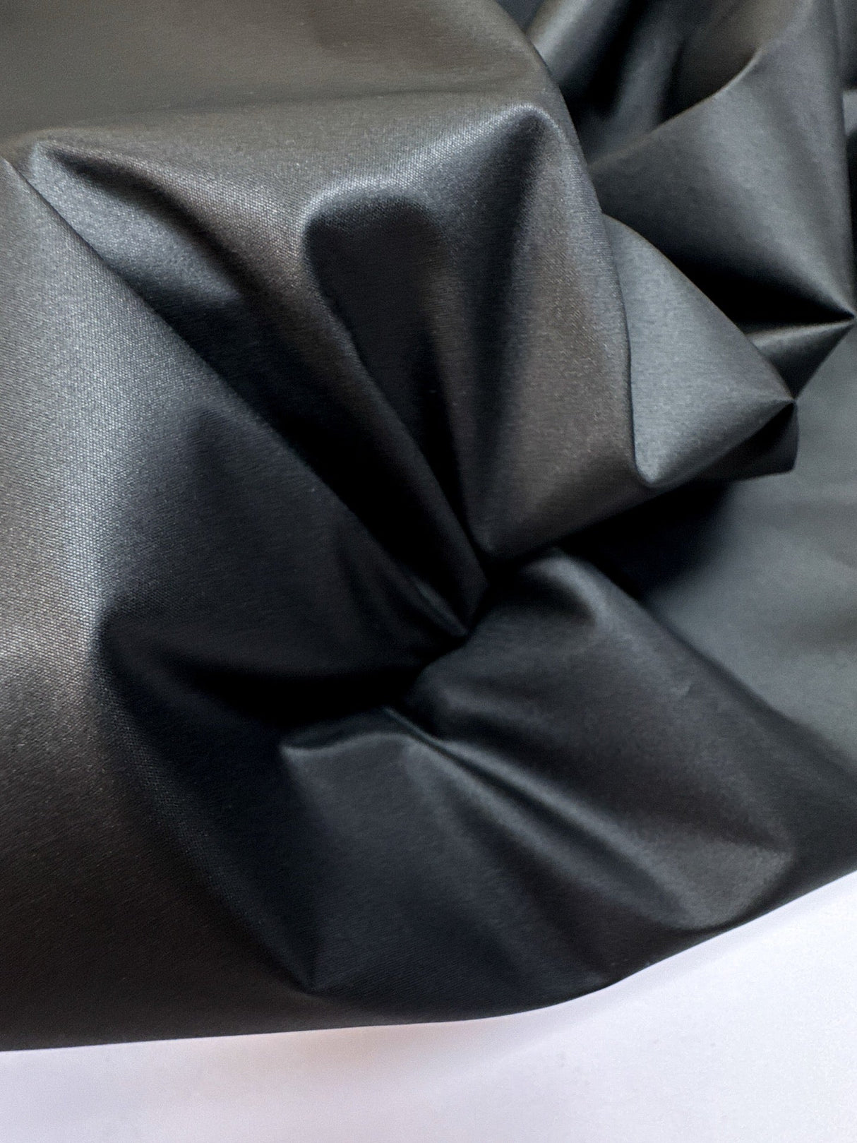 Black Polyamide Satin