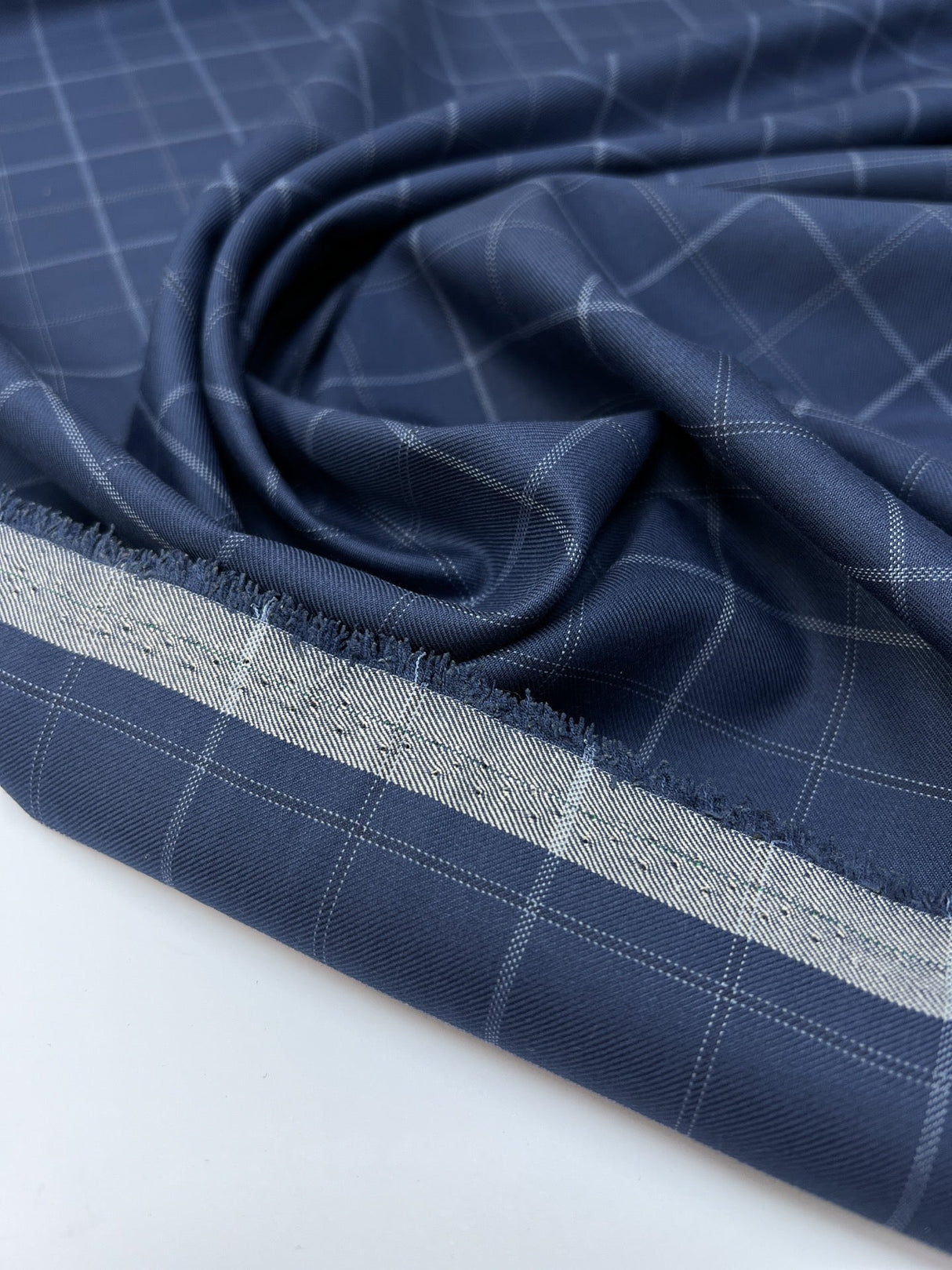 Polyester Twill Checked Fabric