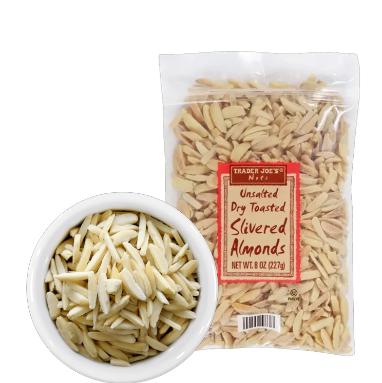 RADYAN Organic Unsalted Slivered Almonds