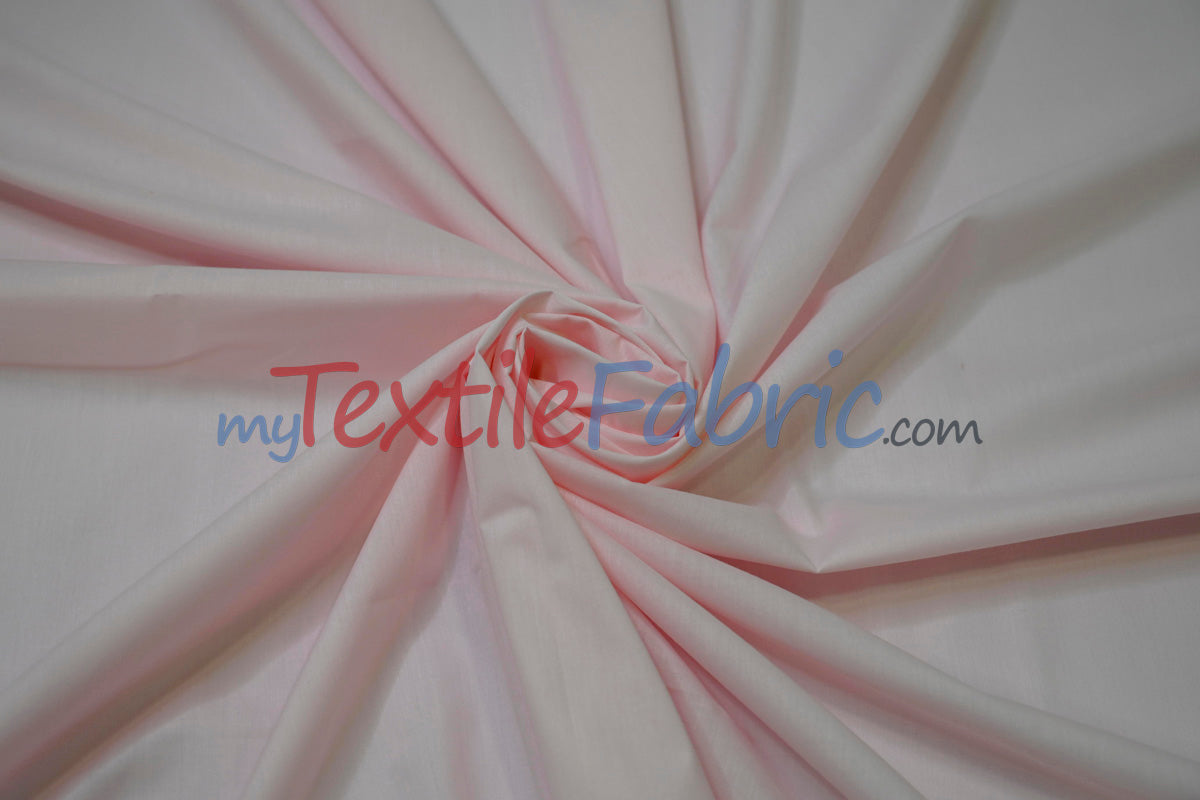 Polyester Cotton Broadcloth Fabric - Solid Colors, 58/60" Width (1 Yard)