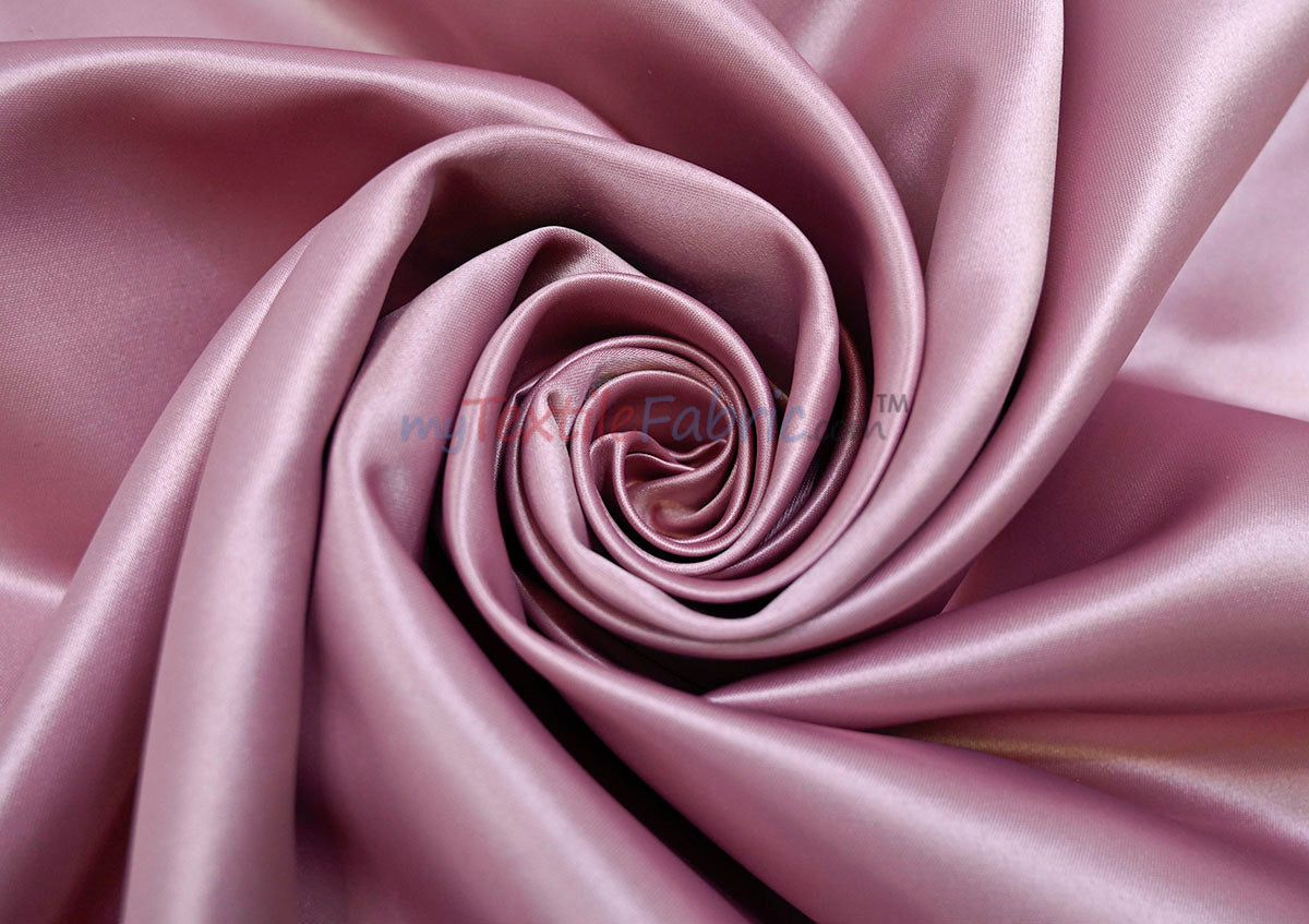Lamour Satin Polyester Matte Satin Fabric - Multiple Colors, 58/60" Width (1 Yard)