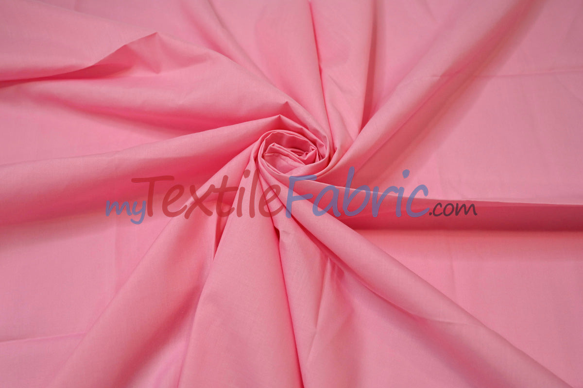 Polyester Cotton Broadcloth Fabric - Solid Colors, 58/60" Width (1 Yard)