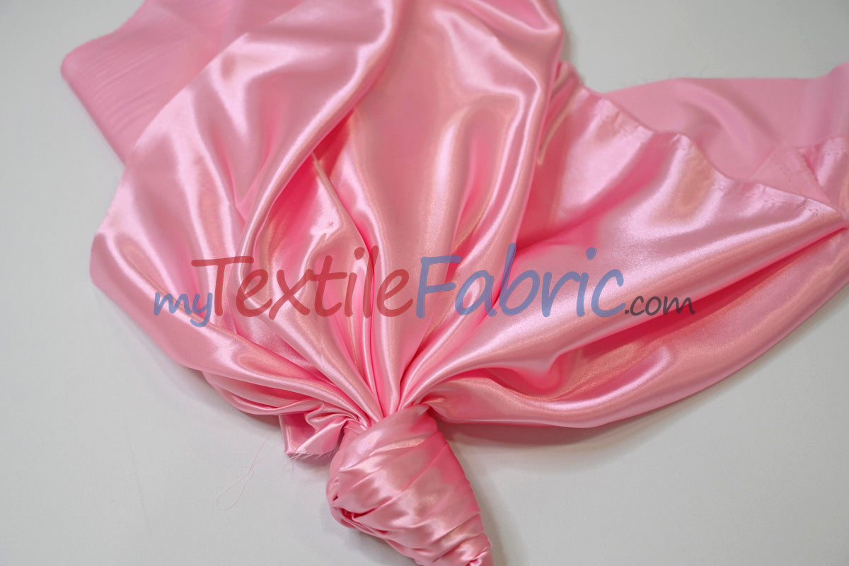 Stretch Charmeuse Satin Fabric - 96% Polyester 4% Spandex, Solid, 58/60" Width (Yards, Bolts, Sample Swatches)