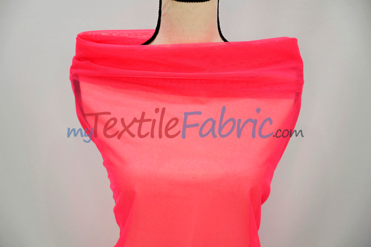 Super Soft Power Mesh Spandex Fabric - Multiple Colors, 58/60" Width (1 Yard)