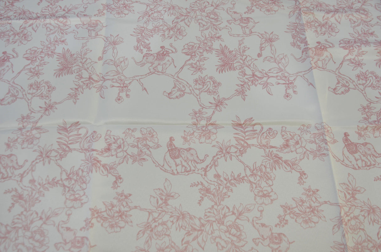 Ben Toile Polyester Fabric - French Toile Print, 58/60" Width, 4 Colors (1 Yard)