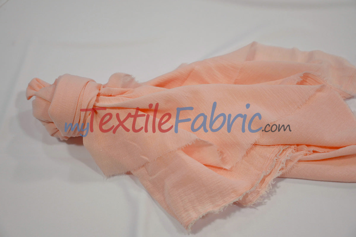 100 Percent Cotton Gauze Fabric - Soft Lightweight Muslin, 46/48" Width, Yards, Bolts, Sample Swatch (1 Yard)
