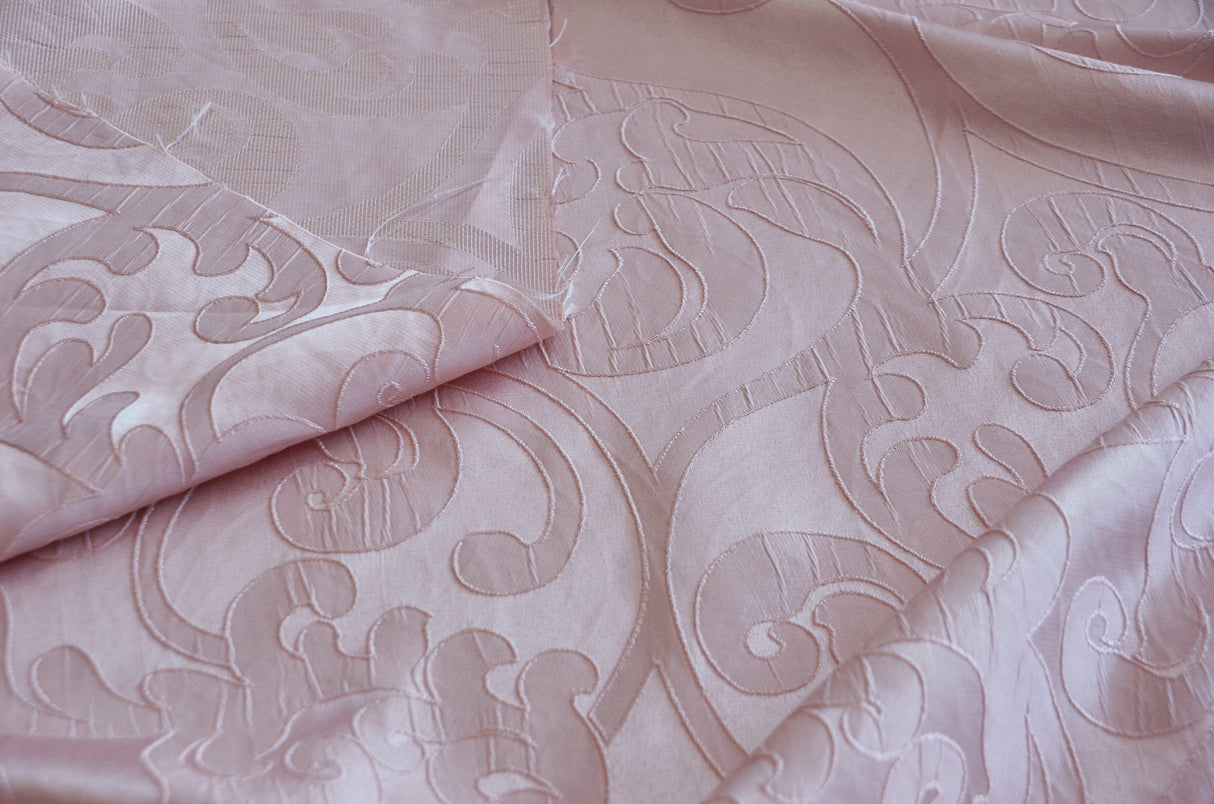 Victorian Damask Jacquard Fabric - Vineyard Damask Pattern, 58/60" Width (1 Yard)