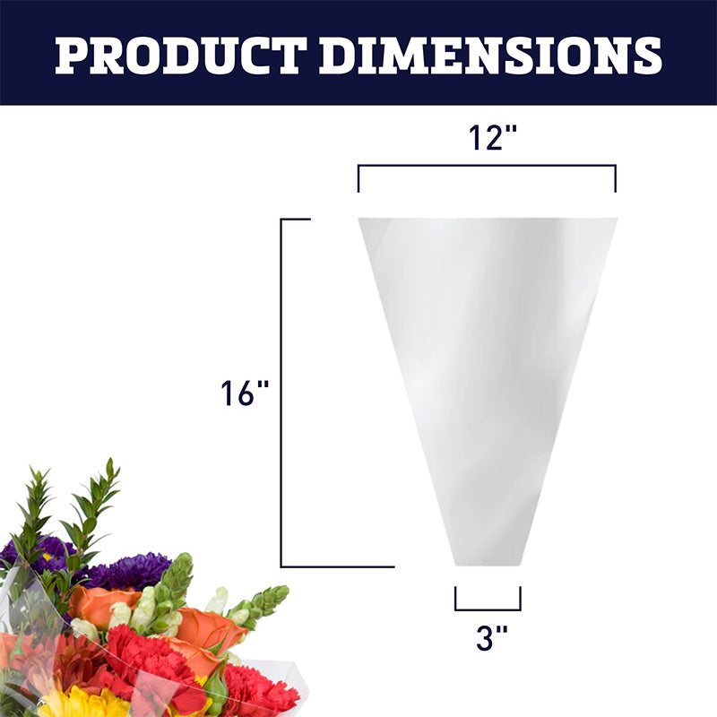 Clear Bouquet Sleeves (Medium)