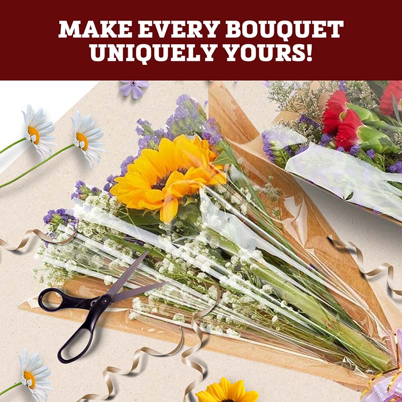 Clear Bouquet Sleeves (Medium)