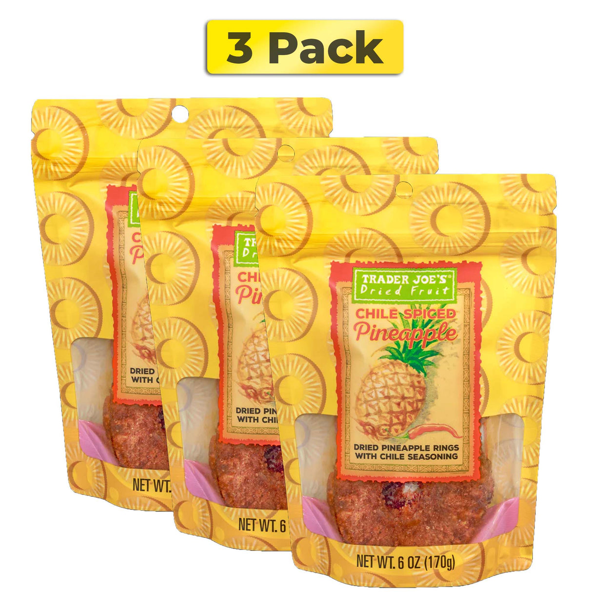 Trader Joe's Chile Spiced Pineapple | 6 oz