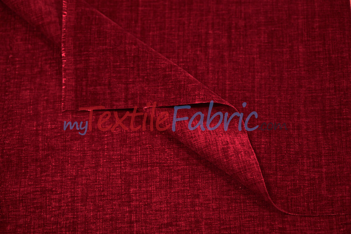 Chenille Polyester Fabric - Ultra Soft Velvety Texture, 60" Width, 350 GSM (1 Yard)