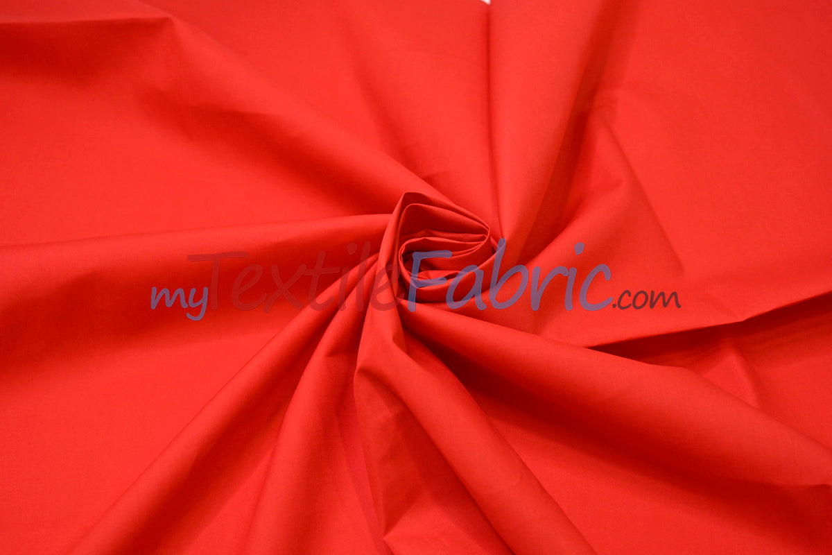Polyester Cotton Broadcloth Fabric - Solid Colors, 58/60" Width (1 Yard)
