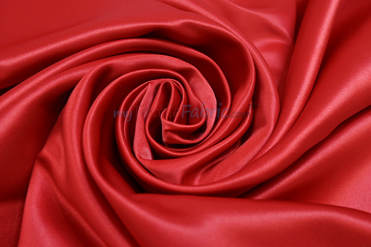Lamour Satin Polyester Matte Satin Fabric - Multiple Colors, 58/60" Width (1 Yard)