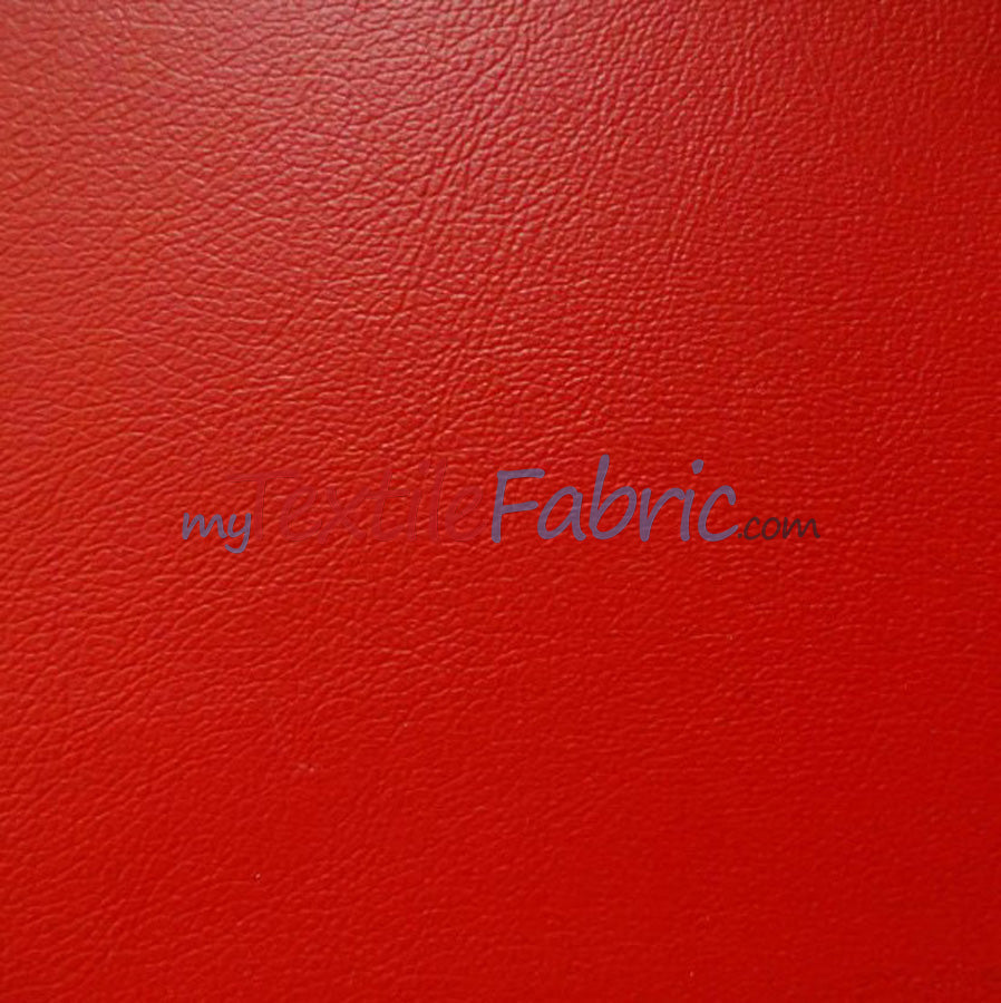 Soft And Smooth Vinyl Fabric - Faux Leather, Solid Colors, 54" Width (1 Yard)