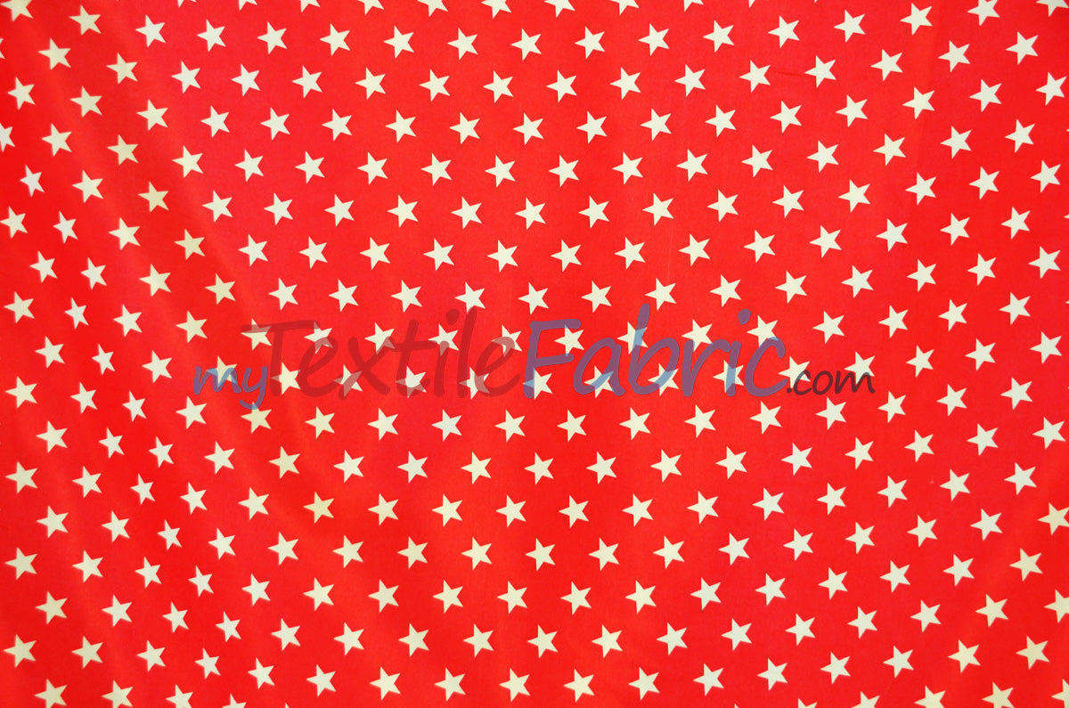 American Star Satin Polyester Fabric - American Flag Print, Red, Navy Blue, And Blue, 58/60" Width (1 Yard)