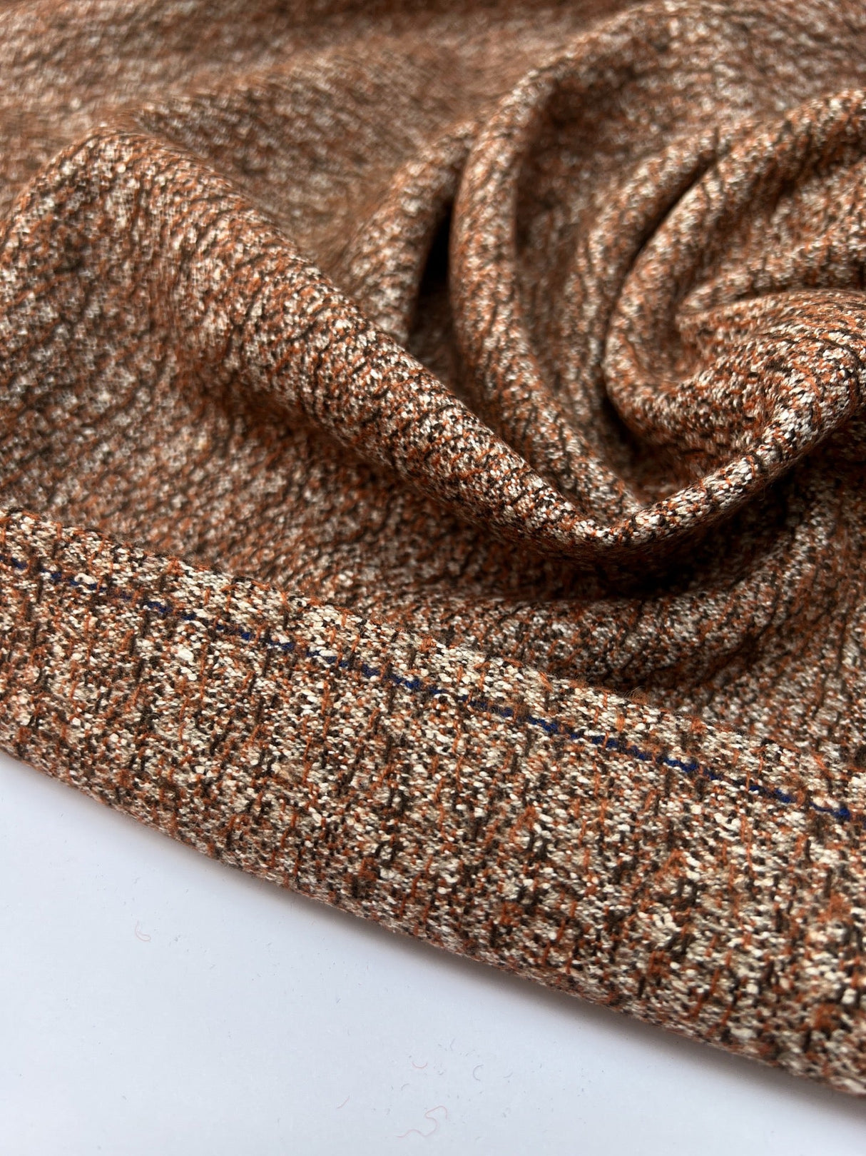 Brown Wool Suit Fabric
