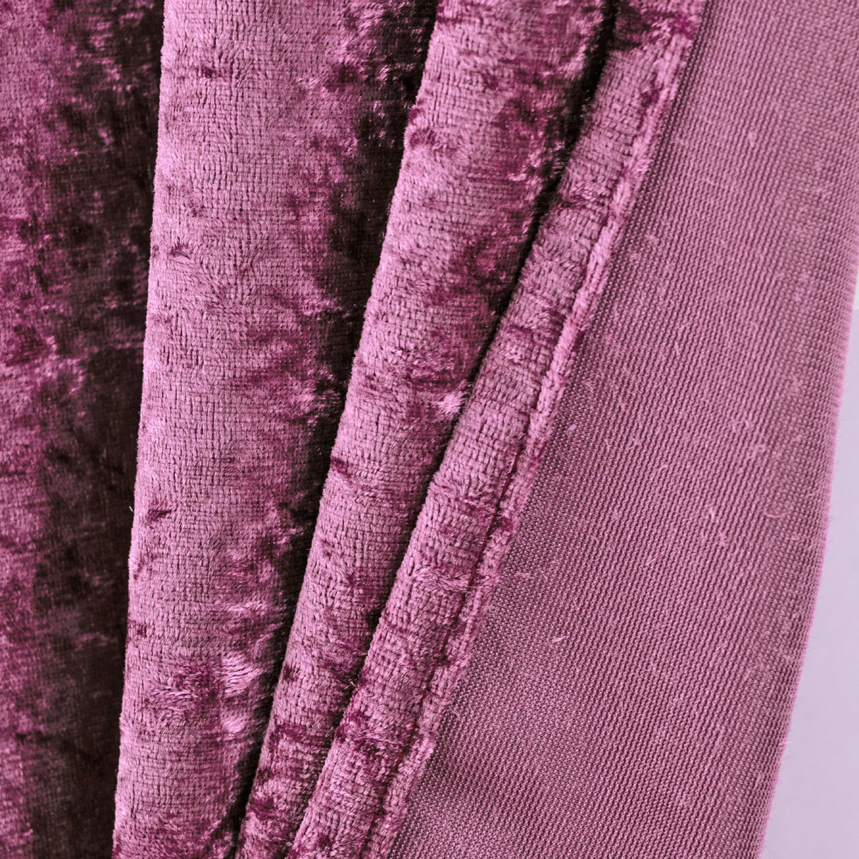 Velvet Backdrop Drape Panel 16 ft x 57 in Mauve
