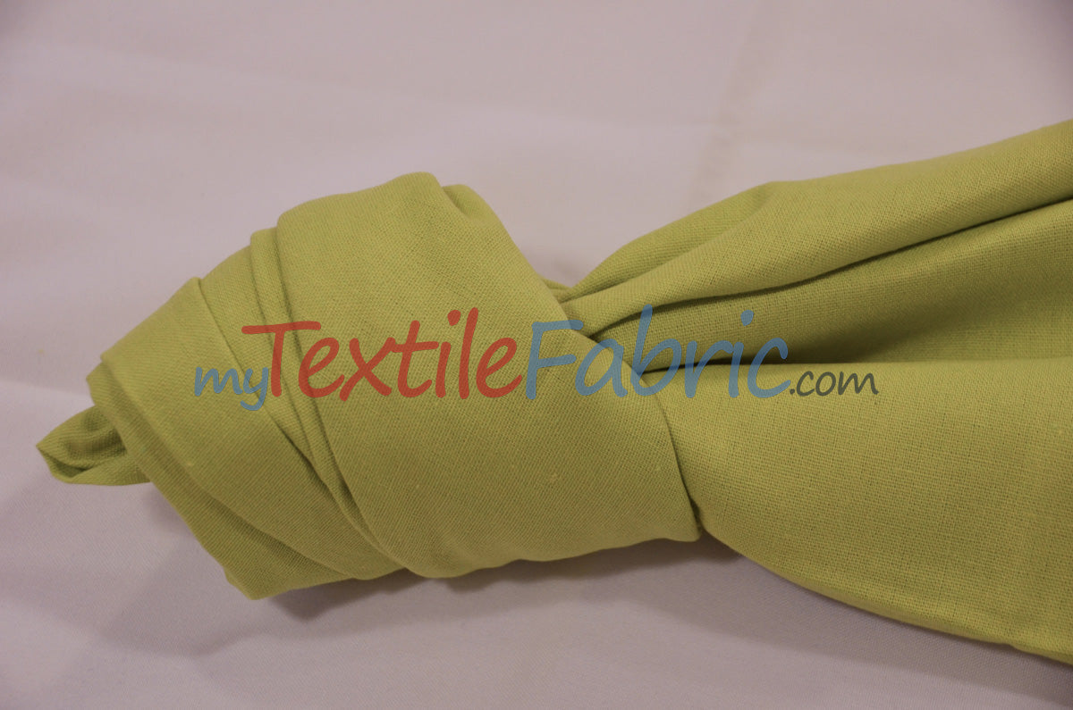 Rayon Linen Blend Fabric - Solid Colors, 52" Width (1 Yard)