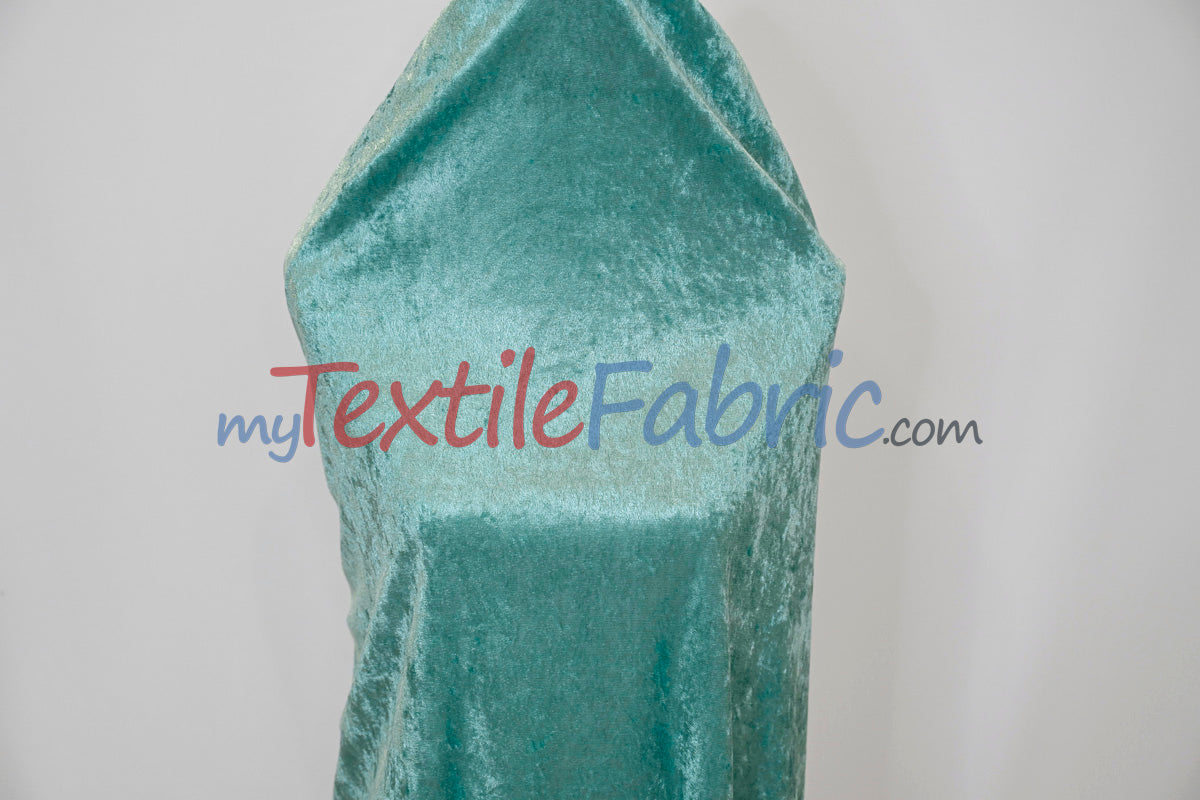 Panne Velvet Polyester Fabric - Crush Panne Velour, Solid, 58/60" Width (1 Yard)