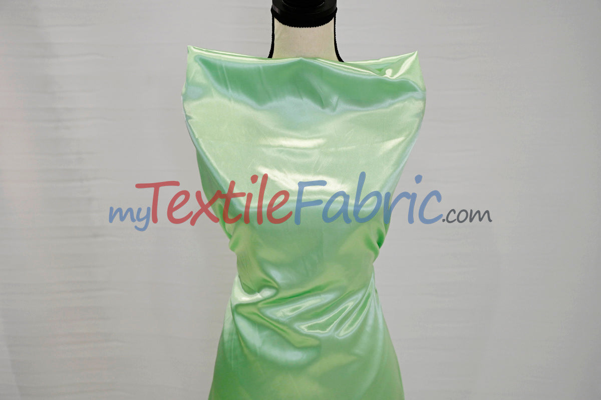 Charmeuse Satin Polyester Fabric - Solid, 58/60" Width, Multiple Colors (1 Yard)