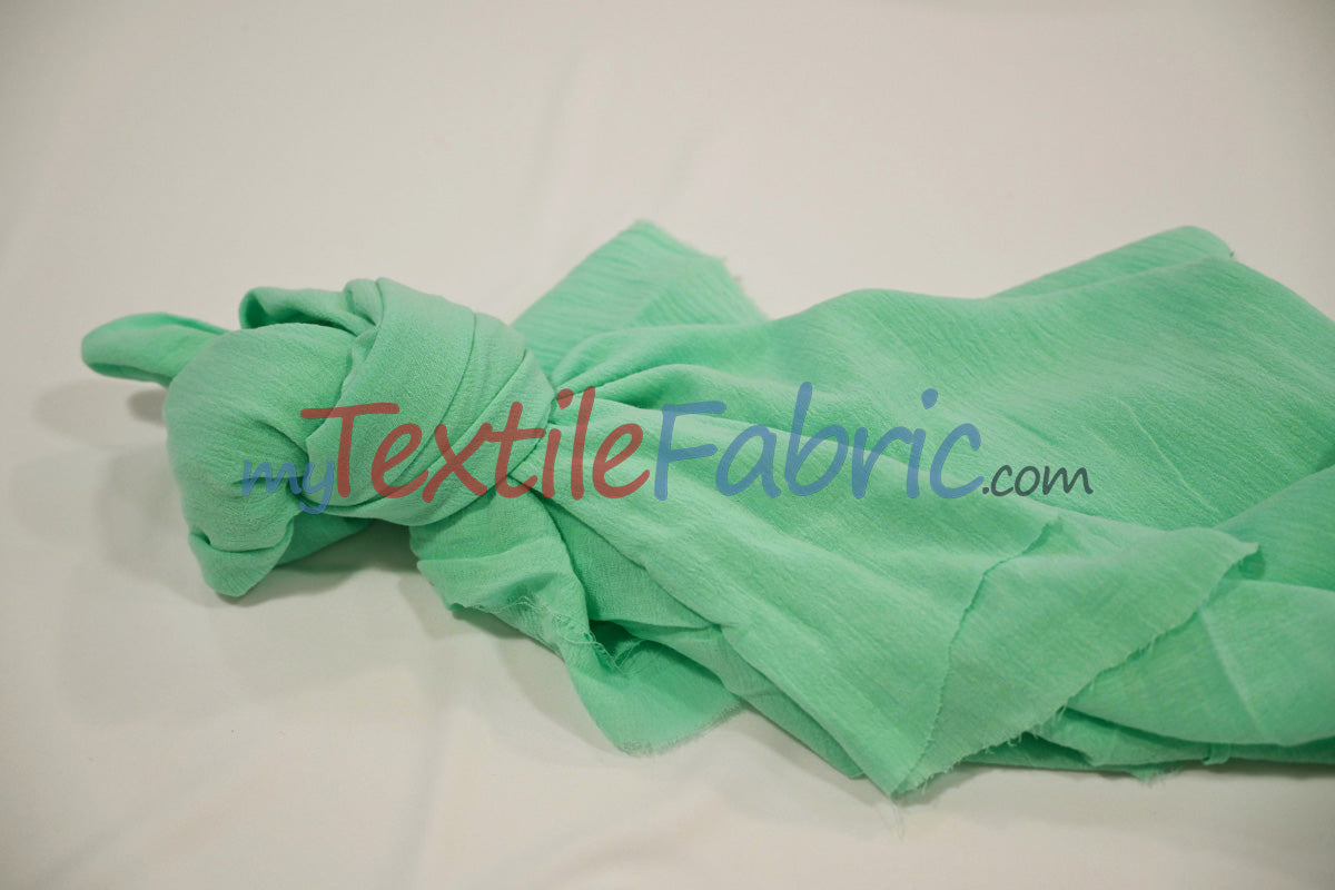 100 Percent Cotton Gauze Fabric - Soft Lightweight Muslin, 46/48" Width, Yards, Bolts, Sample Swatch (1 Yard)