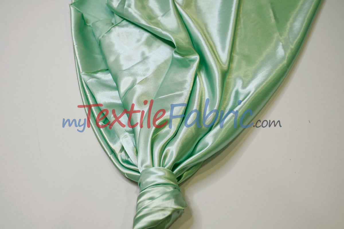 Stretch Charmeuse Satin Fabric - 96% Polyester 4% Spandex, Solid, 58/60" Width (Yards, Bolts, Sample Swatches)