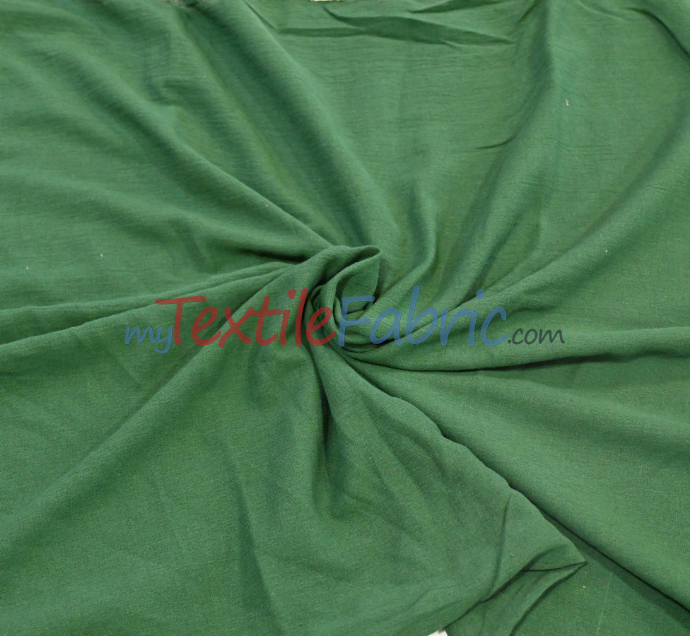 100 Percent Cotton Gauze Fabric - Soft Lightweight Muslin, 46/48" Width, Yards, Bolts, Sample Swatch (1 Yard)