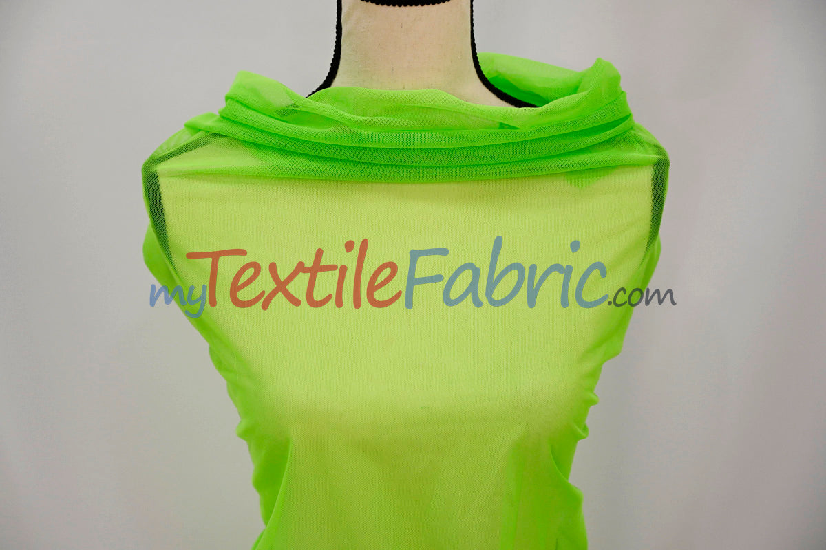 Super Soft Power Mesh Spandex Fabric - Multiple Colors, 58/60" Width (1 Yard)