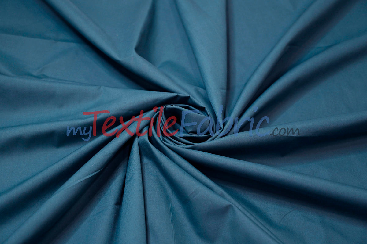 Polyester Cotton Broadcloth Fabric - Solid Colors, 58/60" Width (1 Yard)