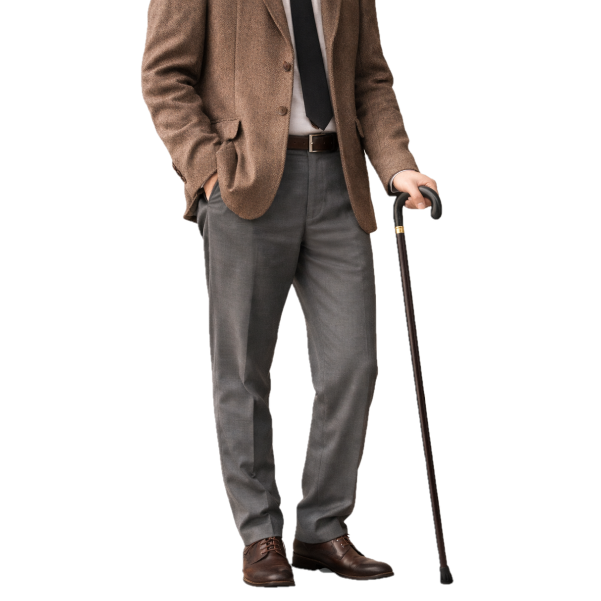 Black Wooden Cane