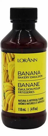 LorAnn Oils Banana Bakery Emulsion, 4 fl. oz