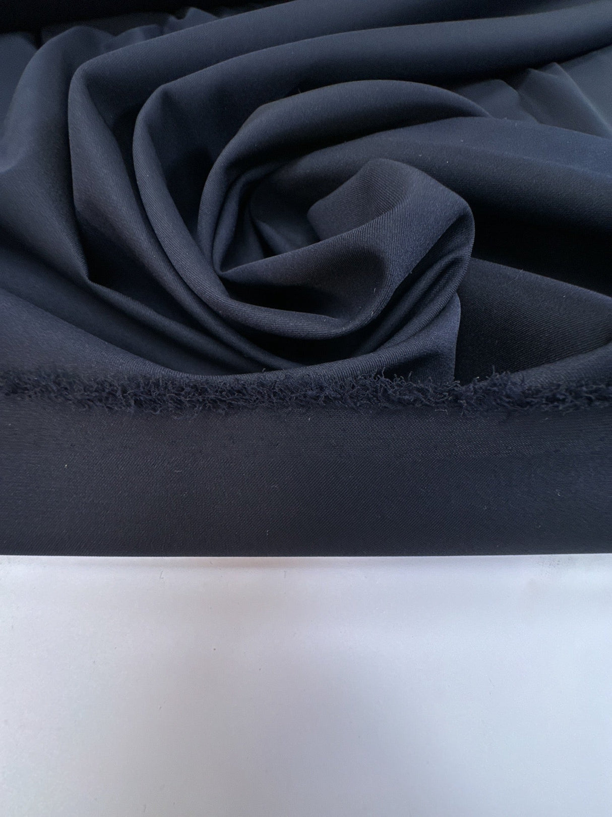 Purple Wool Polyamide Silk Twill