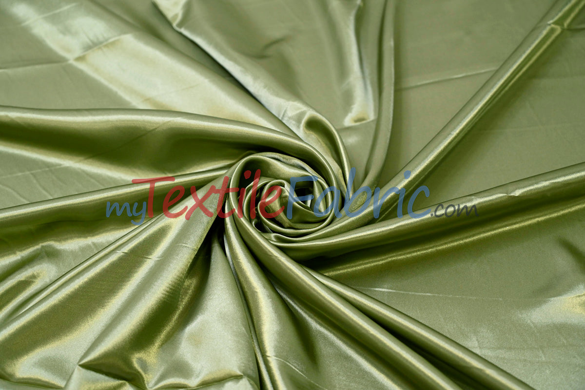 Charmeuse Satin Polyester Fabric - Solid, 58/60" Width, Multiple Colors (1 Yard)