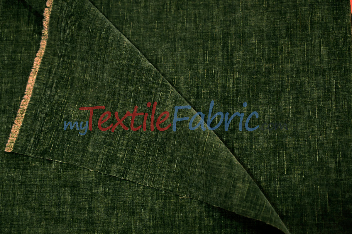 Chenille Polyester Fabric - Ultra Soft Velvety Texture, 60" Width, 350 GSM (1 Yard)