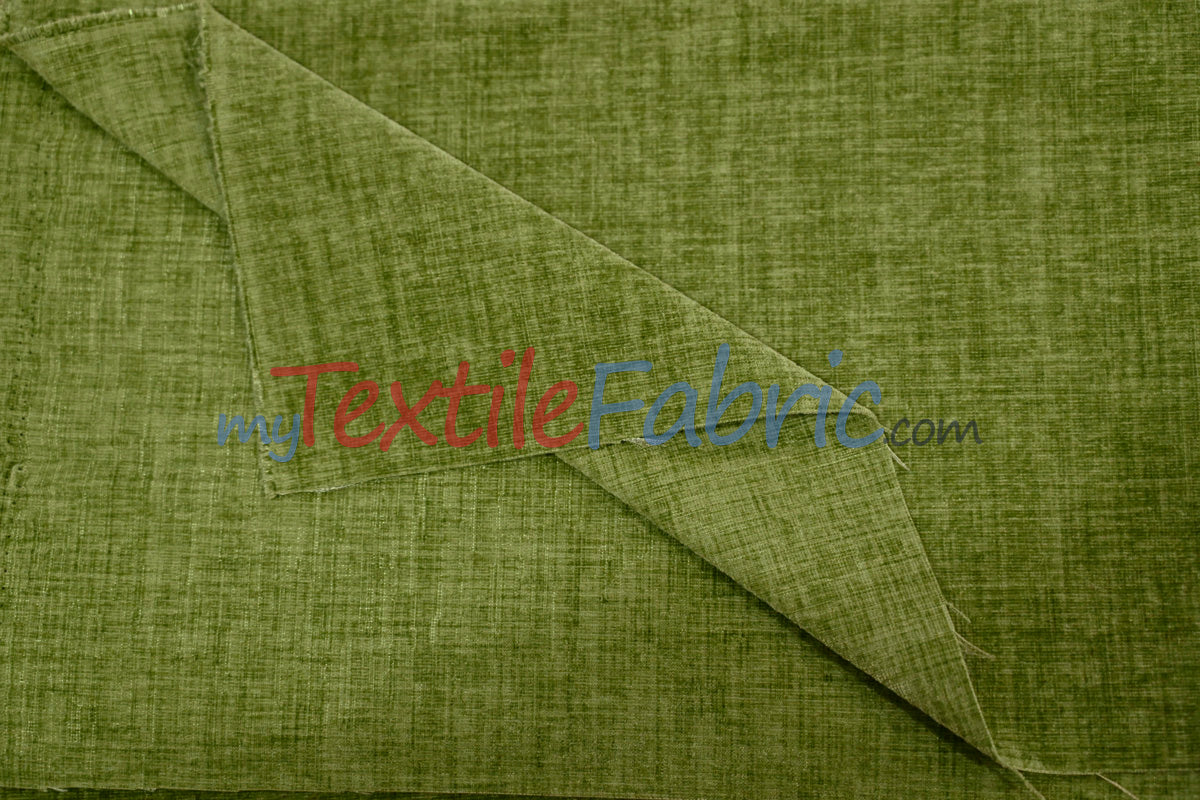Chenille Polyester Fabric - Ultra Soft Velvety Texture, 60" Width, 350 GSM (1 Yard)