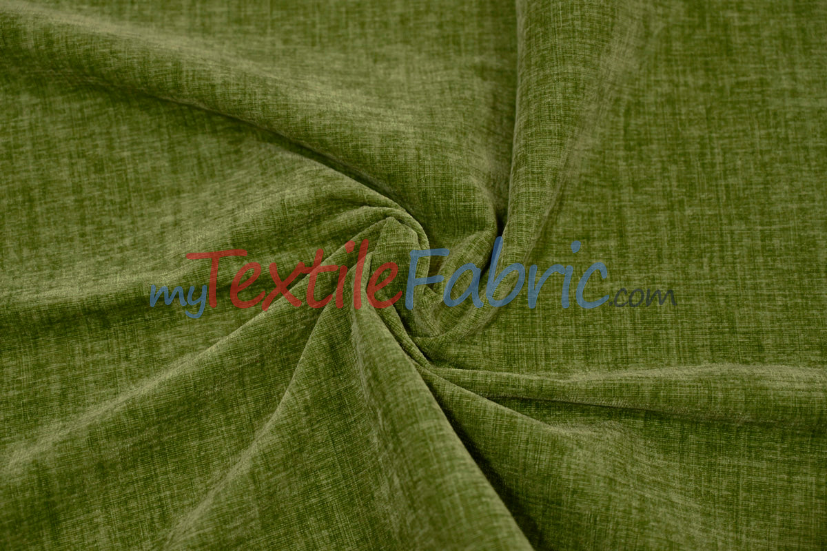 Chenille Polyester Fabric - Ultra Soft Velvety Texture, 60" Width, 350 GSM (1 Yard)